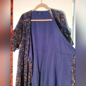 Madewell maxi wrap dress